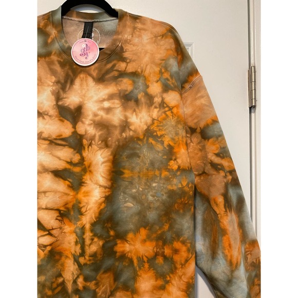 Custom Tie Dye Crewneck Sweatshirt - Picture 5 of 10